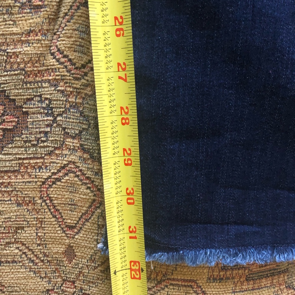 NWT Seven7 Dark Wash Bootcut Jeans Size 14 Mid-rise Starlette Flap Back Pockets - Picture 9 of 9